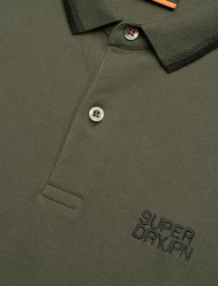 Superdry SPORTSWEAR RELAXED TIPPED POLO - Kortärmade pikéer| Pikéer