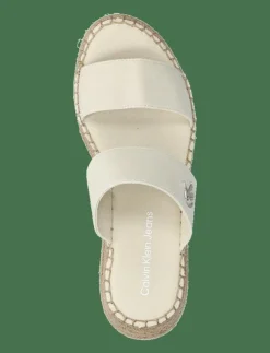 Kvinnor Calvin Klein Sandaler|SPORTY ROPE MG LTH WEBBING - Platåsandaler