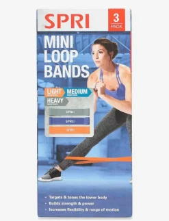 Kvinnor Spri Sportutrustning|Sportutrustning|MINI LOOP BANDS 3-PACK - Motståndsband