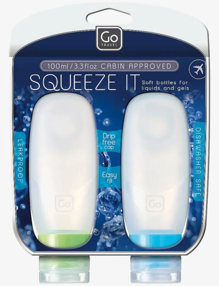 Go Travel Squeezy Bottles - Resetillbehör|Kvinnor Resetillbehör|Resväskor & Tillbehör