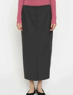 Kvinnor Soft Rebels Kjolar|SRLori Midi Skirt - GRS - Midi kjolar