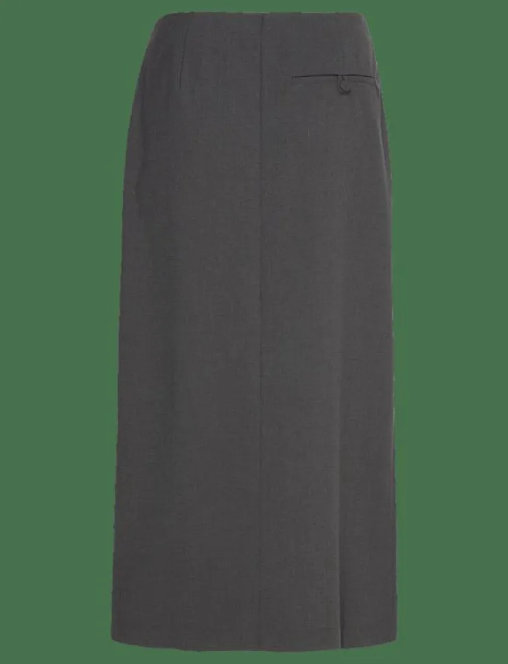 Kvinnor Soft Rebels Kjolar|SRLori Midi Skirt - GRS - Midi kjolar
