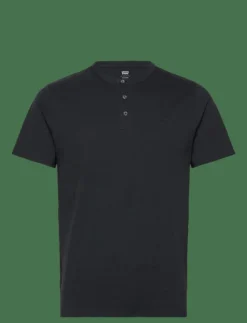 Levi's® T-Shirts|SS HM HENLEY MINERAL BLACK - Kortärmad t-shirt