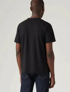 Levi's® T-Shirts|SS HM HENLEY MINERAL BLACK - Kortärmad t-shirt