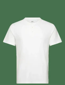 Levi's® T-Shirts|SS HM HENLEY WHITE + - Kortärmad t-shirt