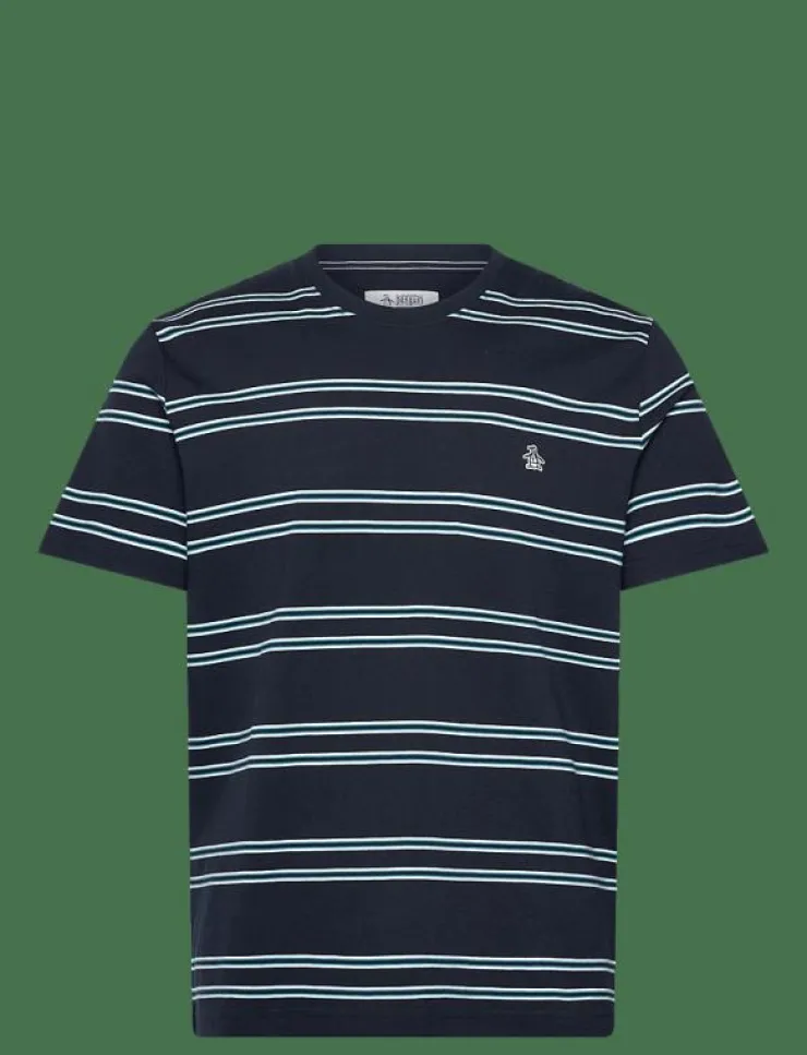 Original Penguin T-Shirts|S/S MULTI STRIPE TEE - Kortärmad t-shirt