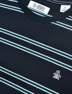 Original Penguin T-Shirts|S/S MULTI STRIPE TEE - Kortärmad t-shirt
