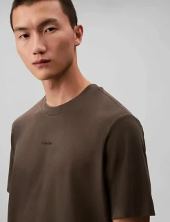 Calvin Klein SS STRETCH COTTON PIQUE NANO TEE - Kortärmad t-shirt| T-Shirts