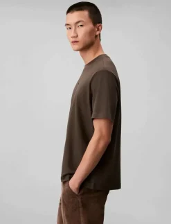Calvin Klein SS STRETCH COTTON PIQUE NANO TEE - Kortärmad t-shirt| T-Shirts