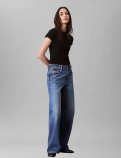 Calvin Klein SS SUPIMA CREWNECK - T-shirts|Kvinnor T-Shirts & Toppar