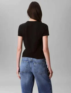 Calvin Klein SS SUPIMA CREWNECK - T-shirts|Kvinnor T-Shirts & Toppar