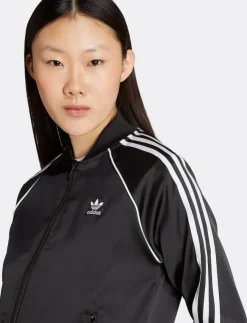 Kvinnor adidas Originals Sweatshirts|SST SATIN TT - Sweatshirts