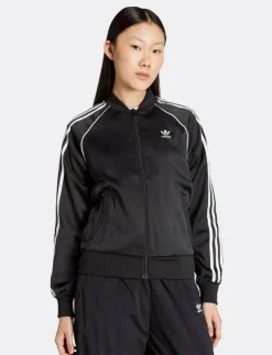 Kvinnor adidas Originals Sweatshirts|SST SATIN TT - Sweatshirts