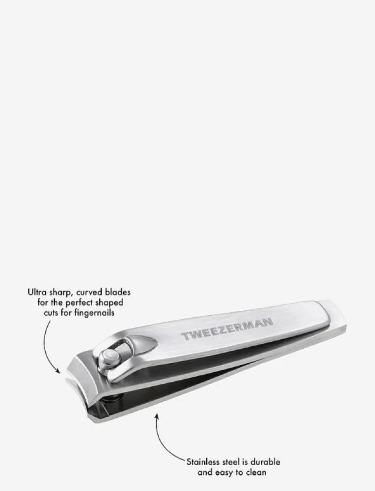 Tweezerman Stainless Steel Fingernail Clipper - Naglar|Kvinnor Naglar|Smink