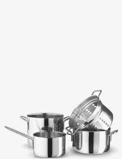 Eva Trio Stainless Steel Gryteset 4 st. - Grytor| Stekpannor & Kokkärl