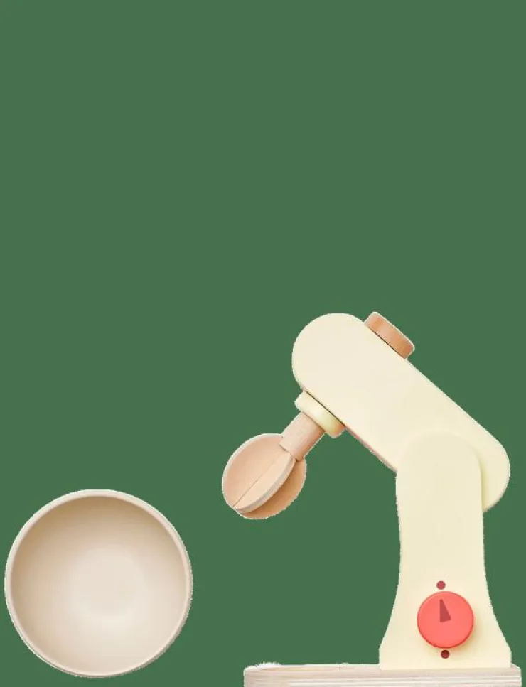 Barn Kid's Concept Leksakskök & Tillbehör|Stand mixer yellow KID'S HUB - Tillbehör till leksakskök