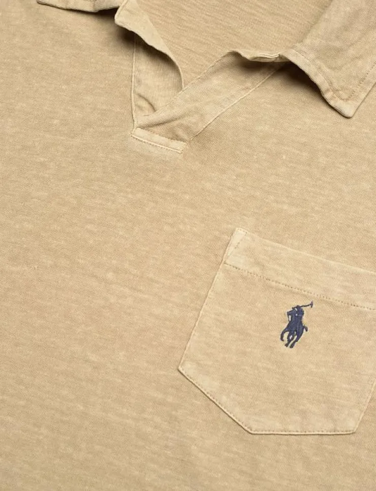 Polo Ralph Lauren Standard Fit Cotton-Linen Polo Shirt - Kortärmade pikéer| Pikéer