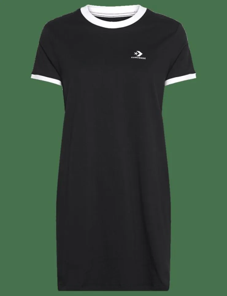 Converse STAR CHEVRON TEE DRESS BLACK - Klänningar|Kvinnor Klänningar & Kjolar