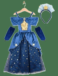 Den goda fen STAR PRINCESS DRESS - Maskeradkläder|Barn Maskeradkläder & Tillbehör