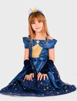 Den goda fen STAR PRINCESS DRESS - Maskeradkläder|Barn Maskeradkläder & Tillbehör
