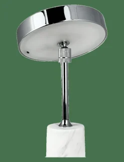 Dyberg Larsen Lampor|Starlight LED rechargeable table lamp chrome white marble - Bordslampor