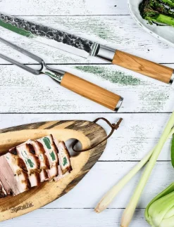 Forged Stekgaffel Olive SdV - Köksknivar & Knivtillbehör| Köksknivar & Knivtillbehör