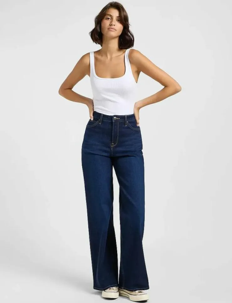 Kvinnor Lee Jeans Denimkläder|Jeans|STELLA - Vida byxor