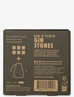 Gentlemen's Hardware Stenar för Gin - Whiskeystenar| Drink & Bartillbehör