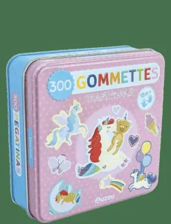 Barn Auzou Rita & Pyssla|Stickers in Metallic Box - Unicorns - Klistermärken