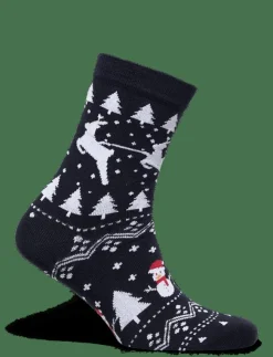 Happy Seasons Stilede Julestrømper - Sockor|Kvinnor Underkläder