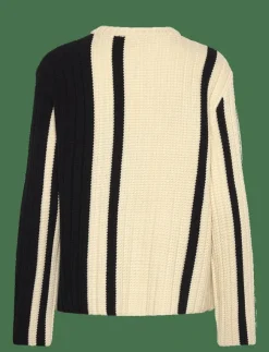 NORR Stilla blocking knit top - Stickat|Kvinnor Stickat