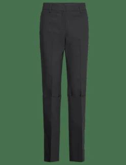 Kvinnor Mango Byxor|Straight pleated trousers - Raka byxor