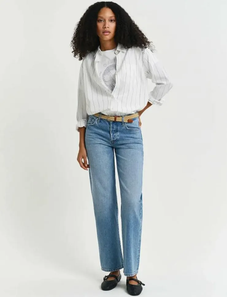 GANT STRAIGHT RIGID JEANS - Straight jeans|Kvinnor Jeans