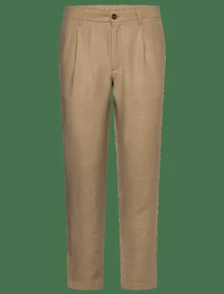 Mango Byxor|Straight-fit pleated trousers - Casual byxor