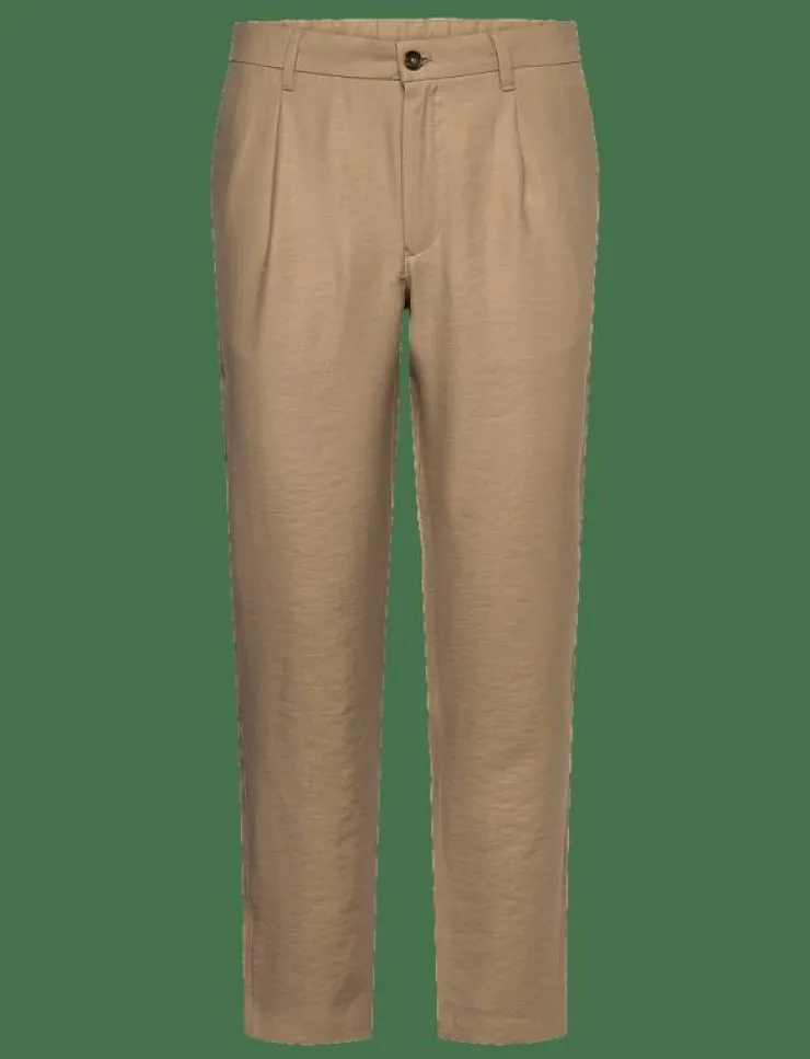 Mango Byxor|Straight-fit pleated trousers - Casual byxor