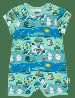 Barn Martinex Bodysuits|STRANDDAG PLAYSUIT - Kortärmad bodysuit