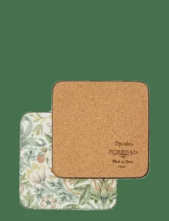 Morris & Co Strawberry Thief Coasters - Set of 6 - Serveringstillbehör| Serveringstillbehör