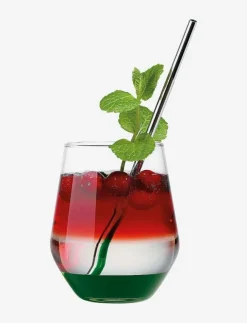 cilio Straws STEEL 6 pcs. w/cleaning brush - Serveringstillbehör| Serveringstillbehör