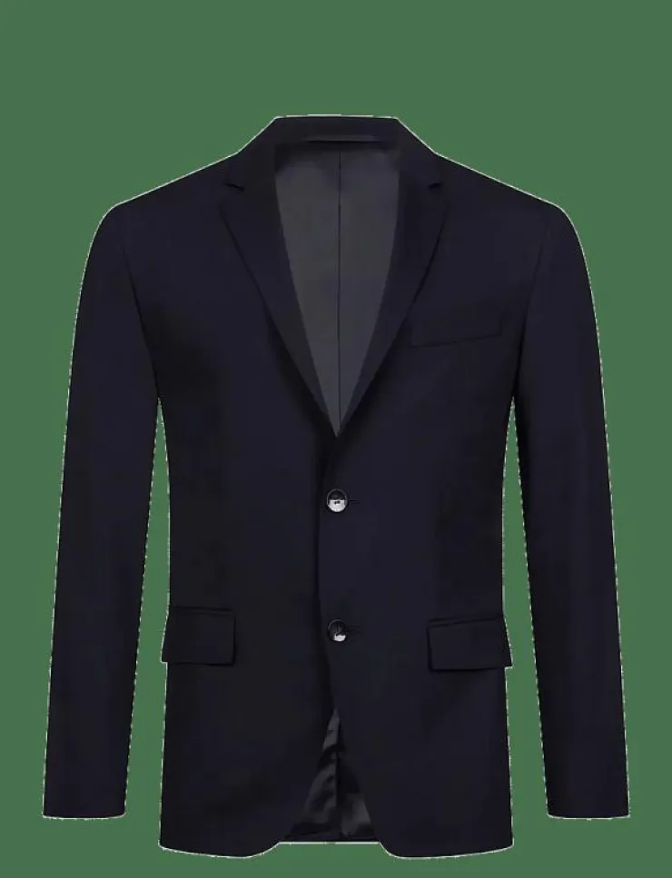 Calvin Klein STRETCH WOOL SLIM SUIT BLAZER - Enkelknäppta kavajer| Jackor & Rockar|Kostymer & Kavajer