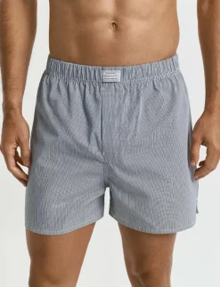 GANT STRIPE AND SOLID BOXER SHORTS 2-P - Boxershorts| Underkläder|Kalsonger