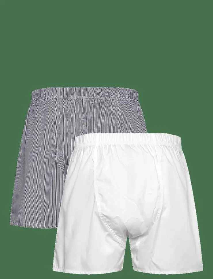 GANT STRIPE AND SOLID BOXER SHORTS 2-P - Boxershorts| Underkläder|Kalsonger