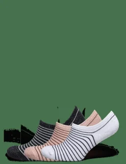 Becksöndergaard Stripe Glitter Sneakie Sock 3 Pack - Strumpor|Kvinnor Strumpor