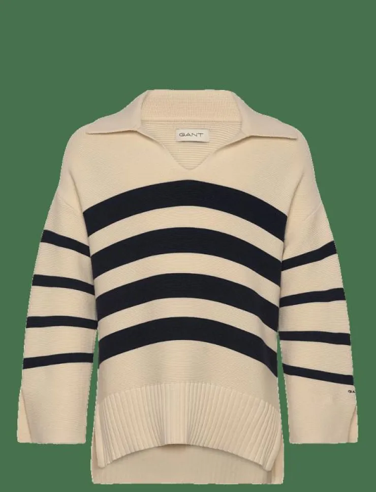 Barn GANT Överdelar|STRIPED BRETON KNITTED SWEATER - Stickade tröjor