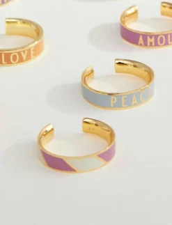 Barn Design Letters Smycken|Striped Candy Ring - Ringar