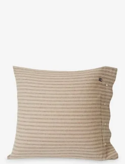 Lexington Home Kuddar & Filtar|Sängtextilier|Striped Cotton Flannel Pillowcase - Örngott