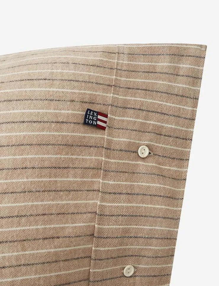 Lexington Home Kuddar & Filtar|Sängtextilier|Striped Cotton Flannel Pillowcase - Örngott