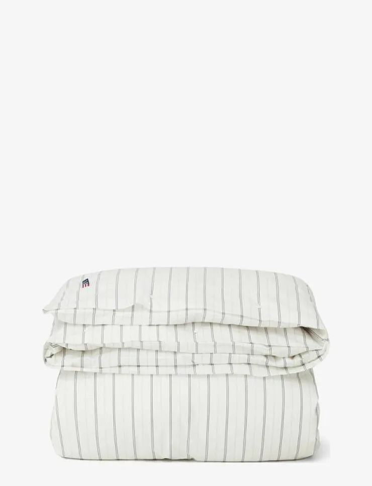 Lexington Home Sängtextilier|Striped Cotton Poplin Duvet Cover - Påslakan