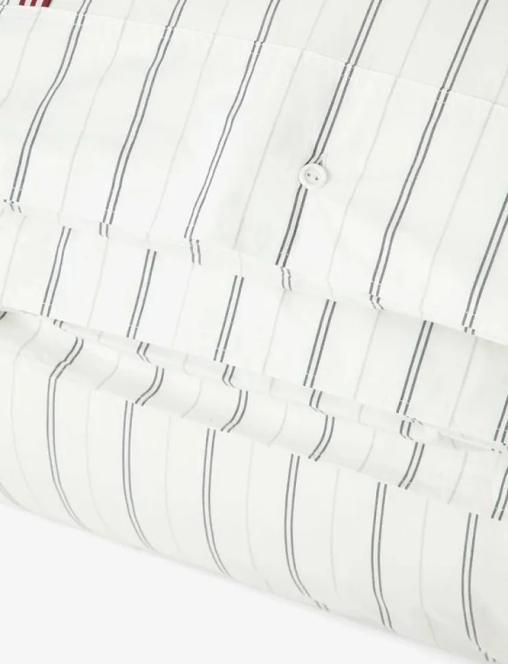 Lexington Home Sängtextilier|Striped Cotton Poplin Duvet Cover - Påslakan