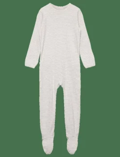 Barn Copenhagen Colors Bodysuits|STRIPED JERSEY FULL BODY W. BACK OPENING - Långärmad bodysuit