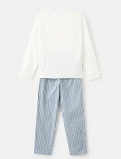 Mango Striped long pyjamas - Set|Barn Sovplagg